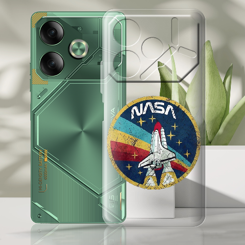 Чехол BoxFace Tecno POVA 6 Space Shuttle NASA