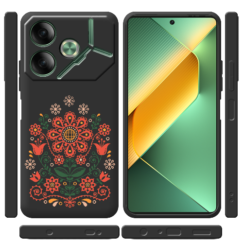 Чехол BoxFace Tecno POVA 6 Ukrainian Ornament