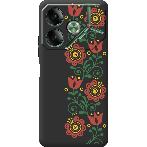 Чехол BoxFace Tecno POVA 6 Ethno Flower