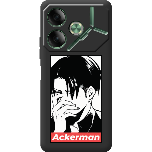 Чехол BoxFace Tecno POVA 6 Attack On Titan - Ackerman