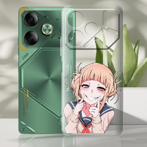 Чехол BoxFace Tecno POVA 6 Himiko Toga Smile