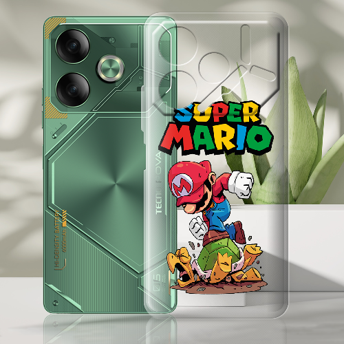 Чехол BoxFace Tecno POVA 6 Super Mario