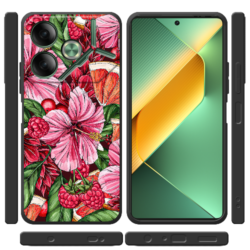 Чехол BoxFace Tecno POVA 6 Tropical Flowers