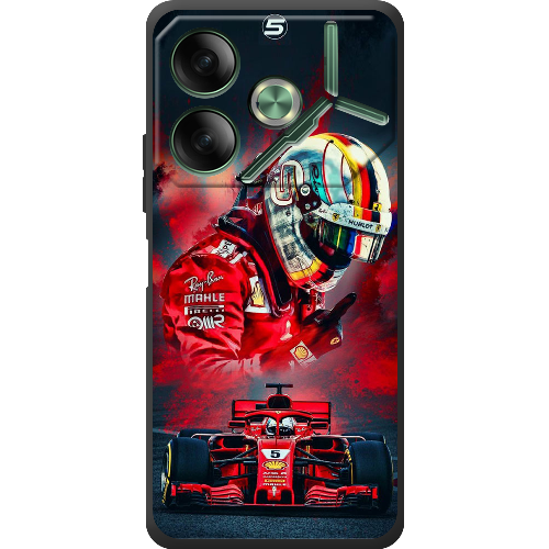 Чехол BoxFace Tecno POVA 6 Racing Car