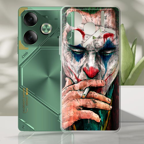 Чехол BoxFace Tecno POVA 6 Joker Smoking