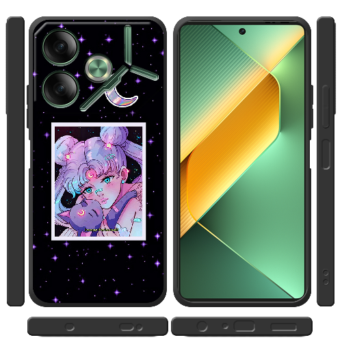 Чехол BoxFace Tecno POVA 6 Sailor Moon night