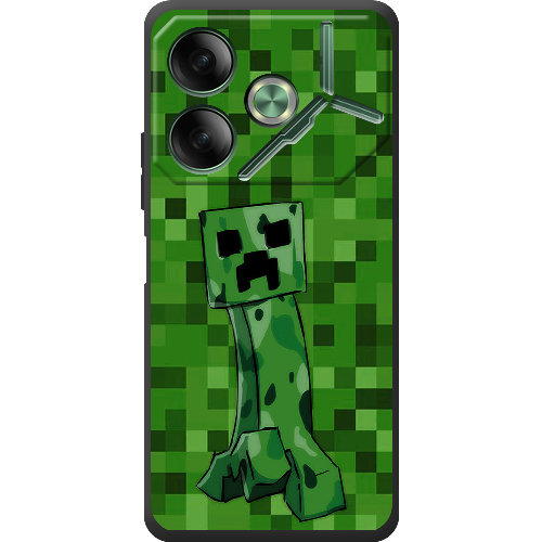 Чехол BoxFace Tecno POVA 6 Minecraft Creeper