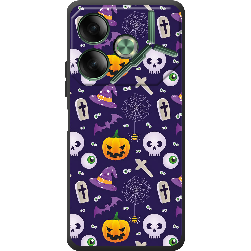 Чехол BoxFace Tecno POVA 6 Halloween Purple Mood