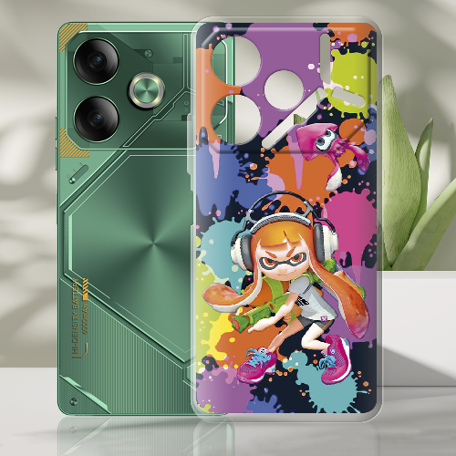 Чехол BoxFace Tecno POVA 6 Splatoon Inklings