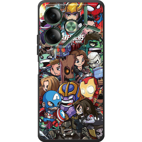 Чехол BoxFace Tecno POVA 6 Avengers Infinity War