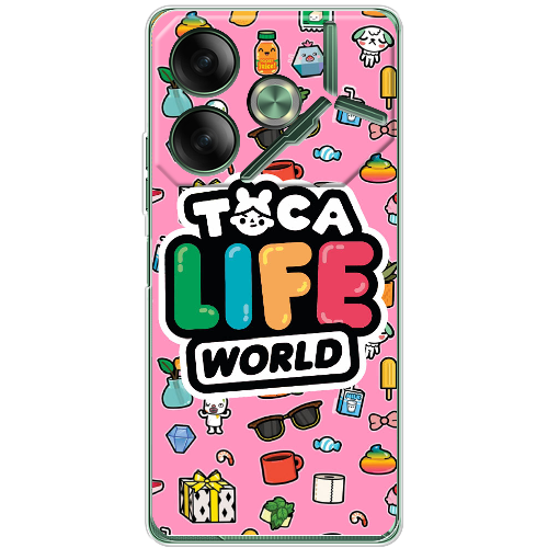 Чехол BoxFace Tecno POVA 6 Toca Boca Life World