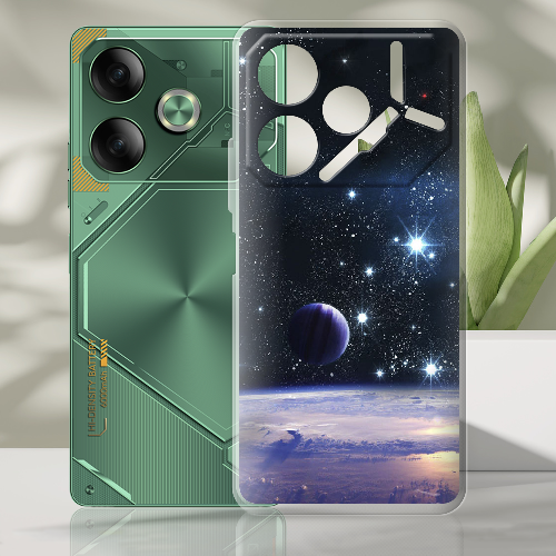 Чехол BoxFace Tecno POVA 6 Space Landscape