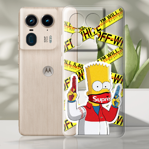 Чехол BoxFace Motorola Edge 50 Ultra White Bart