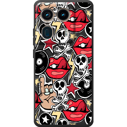 Чехол BoxFace Motorola Edge 50 Ultra Rock Graffiti