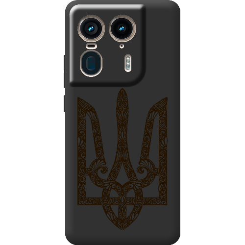 Чехол BoxFace Motorola Edge 50 Ultra Ukrainian Black Trident