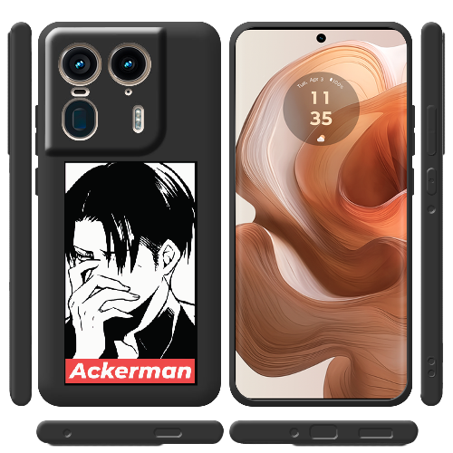 Чехол BoxFace Motorola Edge 50 Ultra Attack On Titan - Ackerman