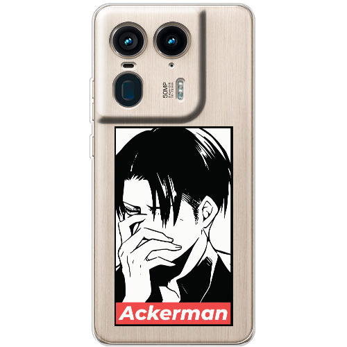 Чехол BoxFace Motorola Edge 50 Ultra Attack On Titan - Ackerman