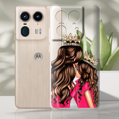 Чехол BoxFace Motorola Edge 50 Ultra Queen and Princess