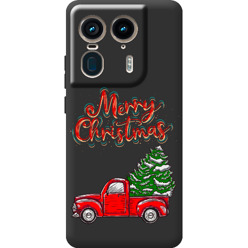 Чехол BoxFace Motorola Edge 50 Ultra Holiday Car Merry Christmas