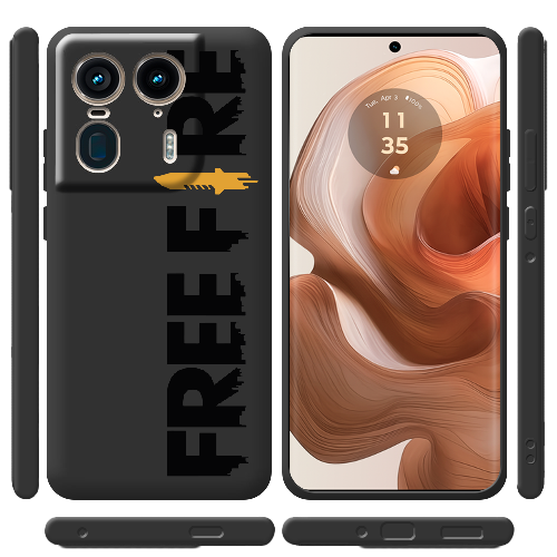 Чехол BoxFace Motorola Edge 50 Ultra Черный Free Fire