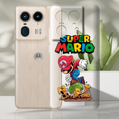 Чехол BoxFace Motorola Edge 50 Ultra Super Mario