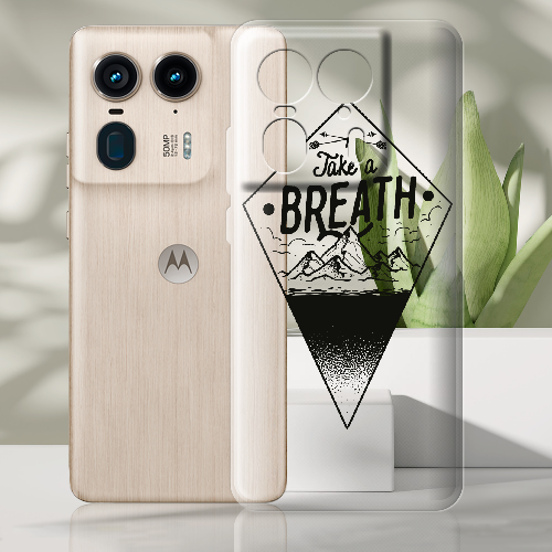 Чехол BoxFace Motorola Edge 50 Ultra Take a Breath