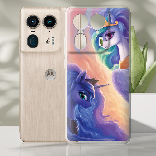 Чехол BoxFace Motorola Edge 50 Ultra My Little Pony Rarity Princess Luna