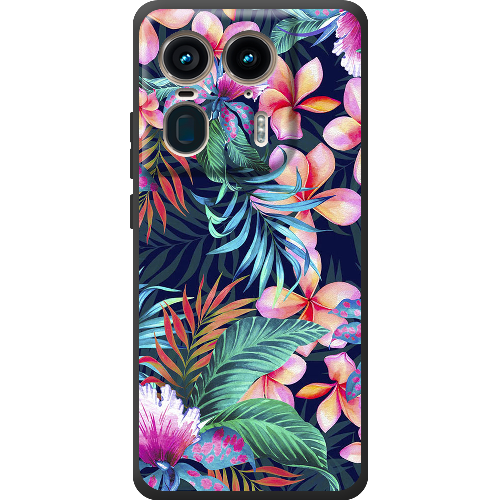 Чехол BoxFace Motorola Edge 50 Ultra flowers in the tropics