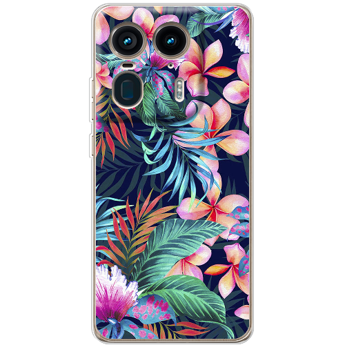 Чехол BoxFace Motorola Edge 50 Ultra flowers in the tropics