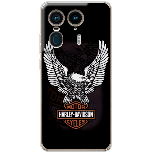 Чехол BoxFace Motorola Edge 50 Ultra Harley Davidson and eagle