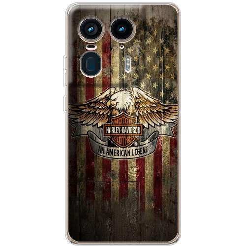 Чехол BoxFace Motorola Edge 50 Ultra Harley Davidson An American Legend