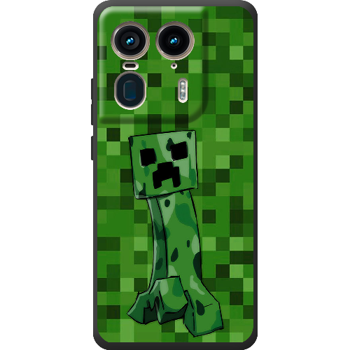 Чехол BoxFace Motorola Edge 50 Ultra Minecraft Creeper