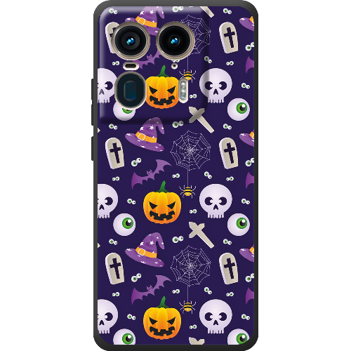 Чехол BoxFace Motorola Edge 50 Ultra Halloween Purple Mood