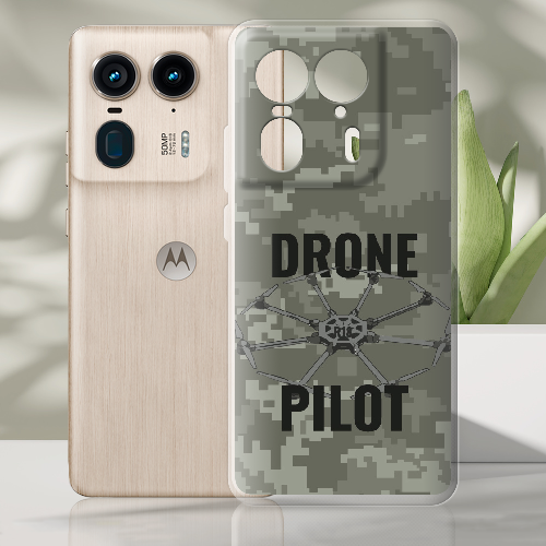 Чехол BoxFace Motorola Edge 50 Ultra Drone Pilot