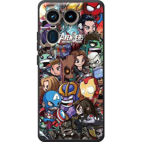 Чехол BoxFace Motorola Edge 50 Ultra Avengers Infinity War