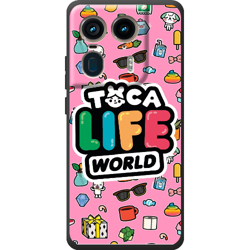 Чехол BoxFace Motorola Edge 50 Ultra Toca Boca Life World