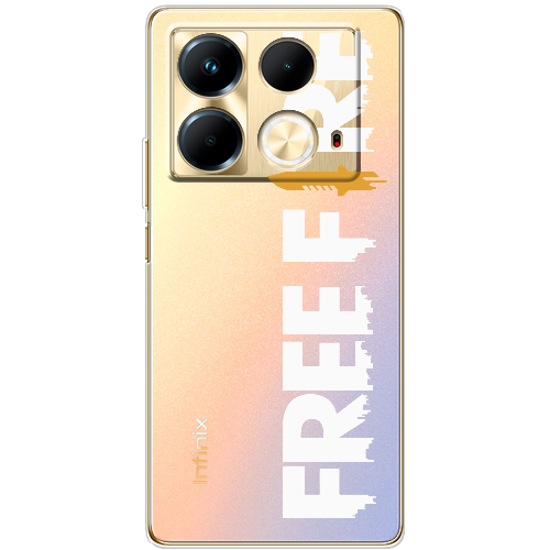 Чехол BoxFace Infinix Note 40 4G Белый Free Fire