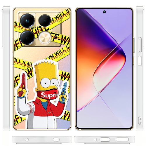 Чехол BoxFace Infinix Note 40 4G White Bart