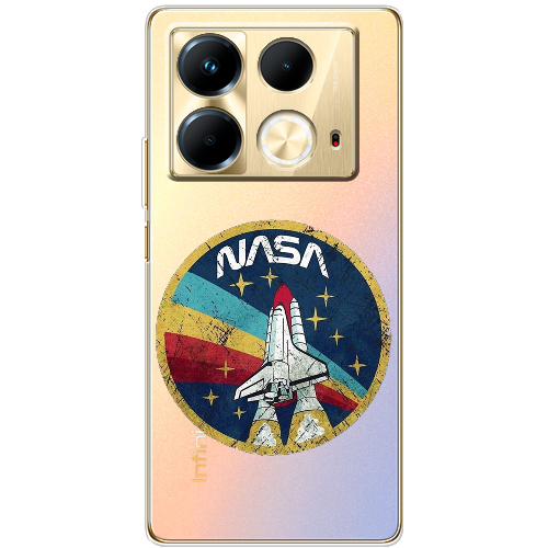 Чехол BoxFace Infinix Note 40 4G Space Shuttle NASA