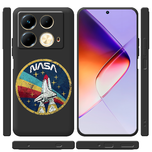 Чехол BoxFace Infinix Note 40 4G Space Shuttle NASA