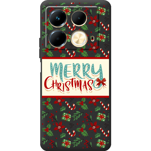 Чехол BoxFace Infinix Note 40 4G Vintage Christmas Congratulation