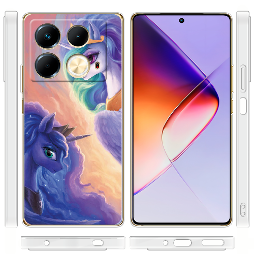 Чехол BoxFace Infinix Note 40 4G My Little Pony Rarity Princess Luna