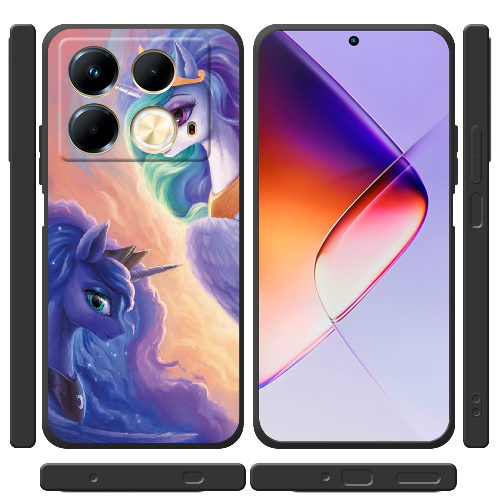 Чехол BoxFace Infinix Note 40 4G My Little Pony Rarity Princess Luna