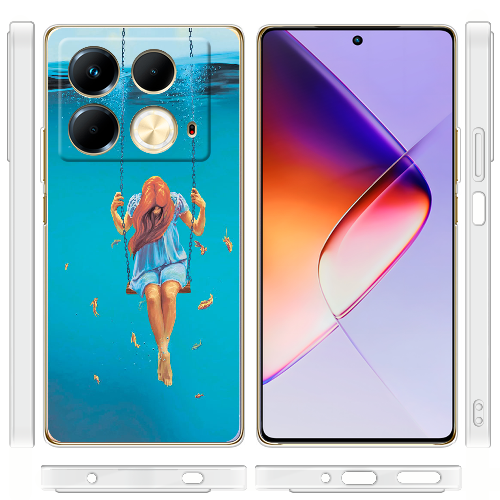 Чехол BoxFace Infinix Note 40 4G Girl In The Sea