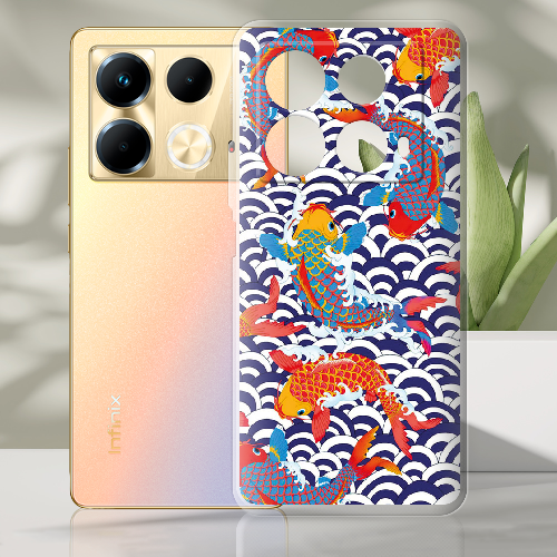 Чехол BoxFace Infinix Note 40 4G Koi Fish