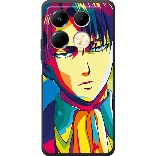 Чехол BoxFace Infinix Note 40 4G Attack on titan Levi Anime Pop