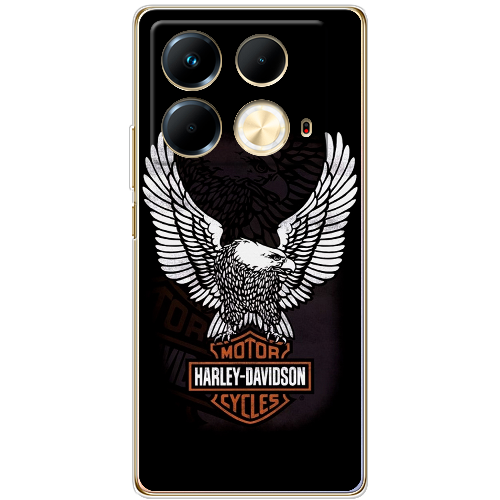 Чехол BoxFace Infinix Note 40 4G Harley Davidson and eagle