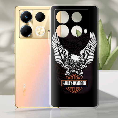 Чехол BoxFace Infinix Note 40 4G Harley Davidson and eagle