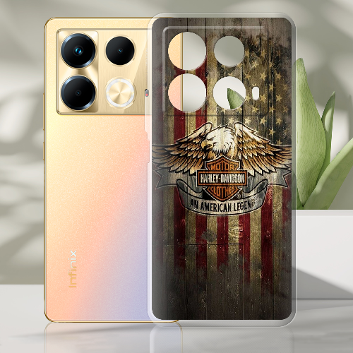 Чехол BoxFace Infinix Note 40 4G Harley Davidson An American Legend