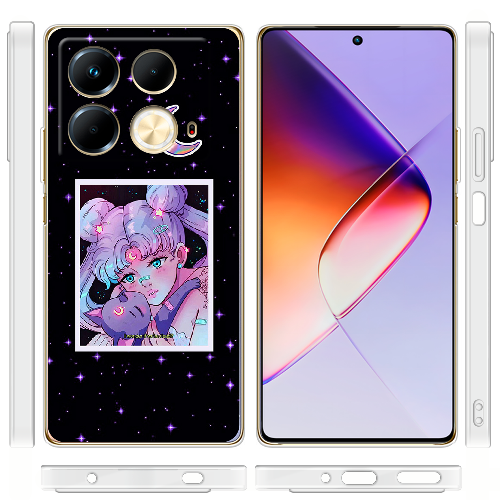 Чехол BoxFace Infinix Note 40 4G Sailor Moon night